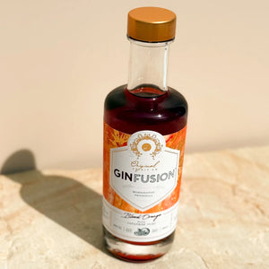 Mini 200ml bottle of GinFusion Blood Orange with Japanese Yuzu