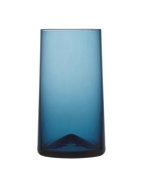 High Ball Blue Customised Glass