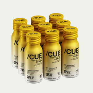 /CUE VODKA/FUSIONS /LEMON 9-Pack