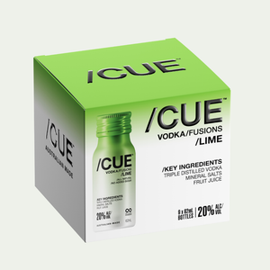 /CUE VODKA/FUSIONS /LIME 9-Pack