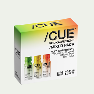 /CUE VODKA/FUSIONS - MIXED 3-PACK