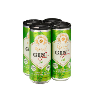 4 Pack of Lime Gin N Jucie - Ready to drink Gin Cocktails