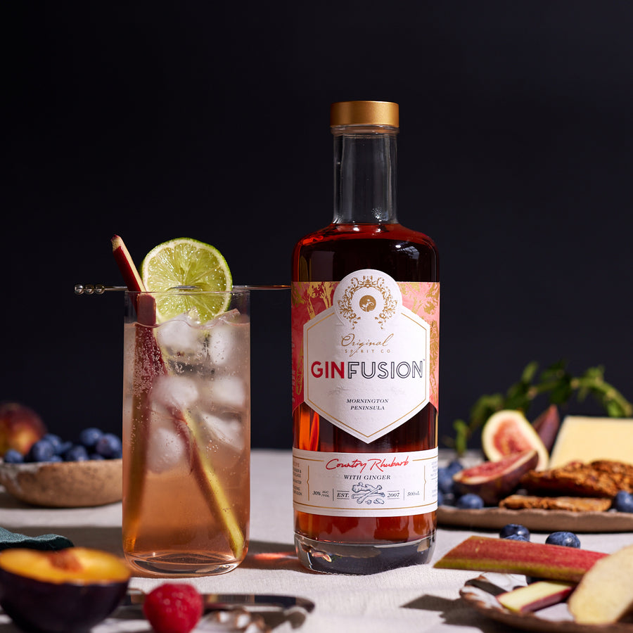 GINFUSION Country Rhubarb with Ginger, 500ml 30% ABV