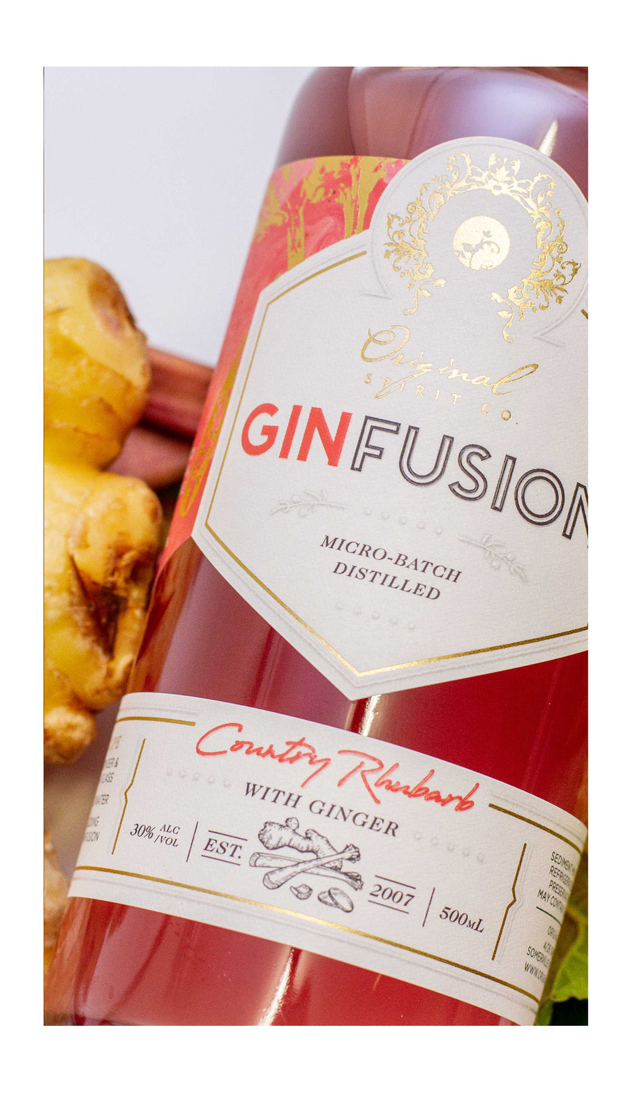 Rhubarb and Ginger Gin from the Mornington Peninsula